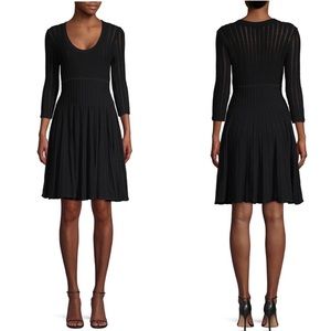 Bailey 44 Kiss & Wake Up Black Knit Sweater Dress Sz M